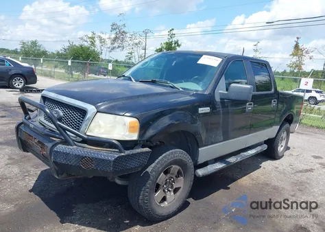 2006 Ford F-150 Xlt из США, поврежденный, VIN 1FTRW14W26FA80482